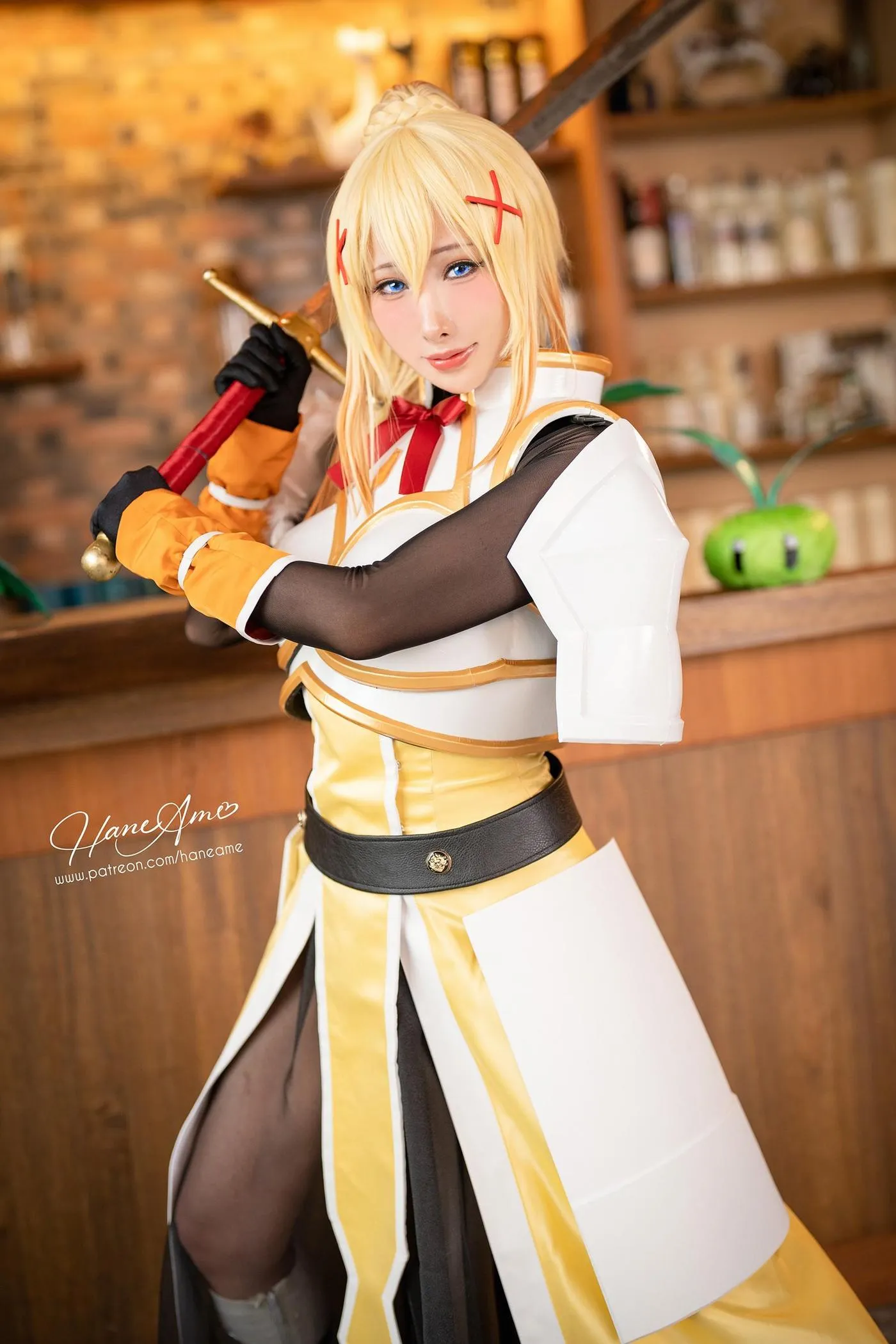 雨波_HaneAme – NO.191 2023年05月新品订阅4套视频-Konosuba Darkness [48P]插图5